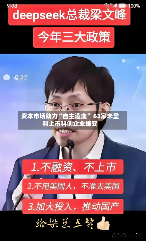 资本市场助力“自主造血” 63家未盈利上市科创企业蝶变-第3张图片