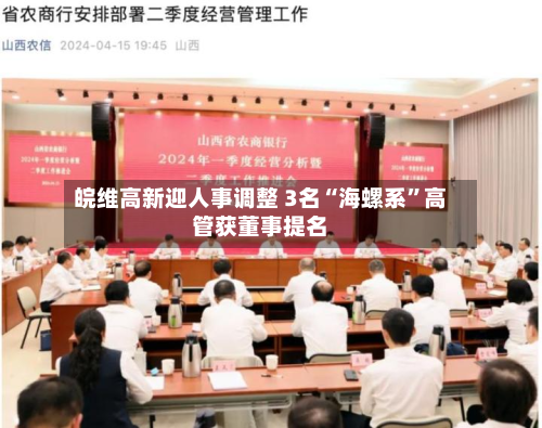 皖维高新迎人事调整 3名“海螺系”高管获董事提名-第2张图片