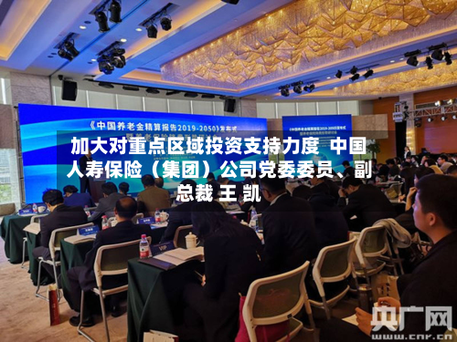 加大对重点区域投资支持力度  中国人寿保险（集团）公司党委委员、副总裁 王 凯-第2张图片