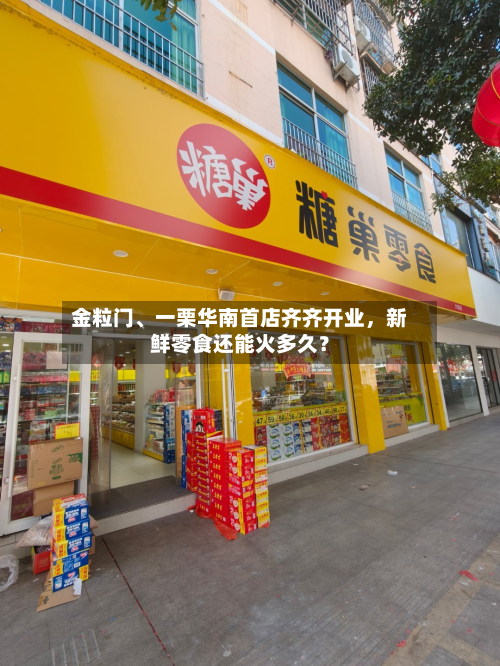 金粒门、一栗华南首店齐齐开业，新鲜零食还能火多久？-第3张图片
