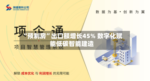 “预制房”出口额增长45% 数字化赋能低碳智能建造-第2张图片