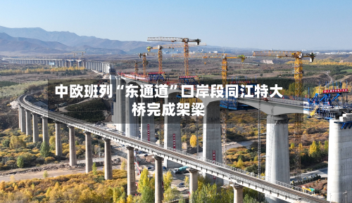 中欧班列“东通道	”口岸段同江特大桥完成架梁-第2张图片