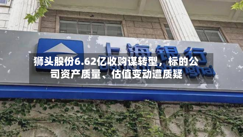 狮头股份6.62亿收购谋转型	，标的公司资产质量、估值变动遭质疑-第2张图片