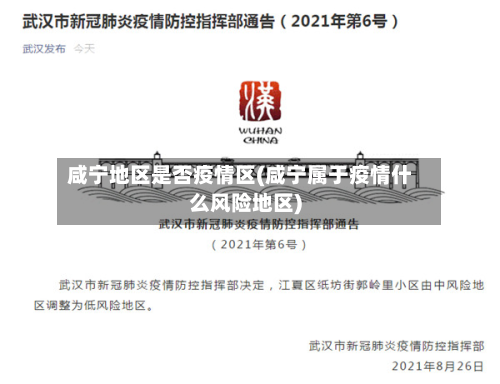 咸宁地区是否疫情区(咸宁属于疫情什么风险地区)-第2张图片