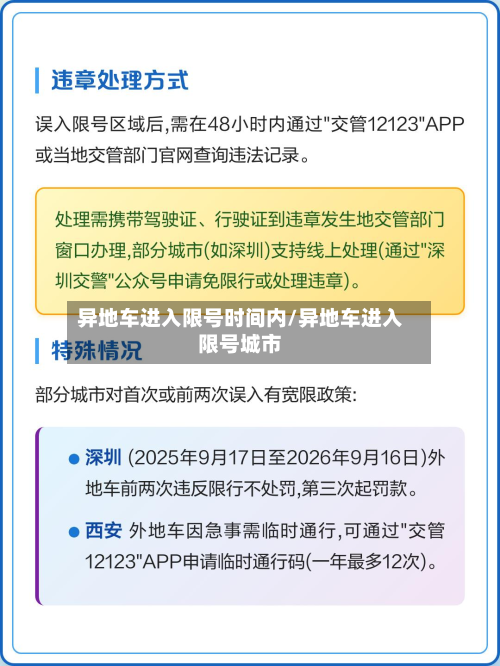 异地车进入限号时间内/异地车进入限号城市-第3张图片