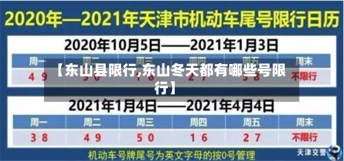 【东山县限行,东山冬天都有哪些号限行】-第3张图片