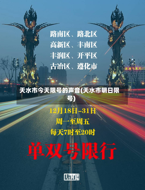 天水市今天限号的声音(天水市明日限号)-第2张图片