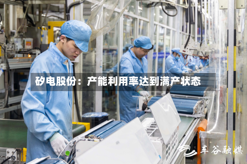 矽电股份：产能利用率达到满产状态-第1张图片