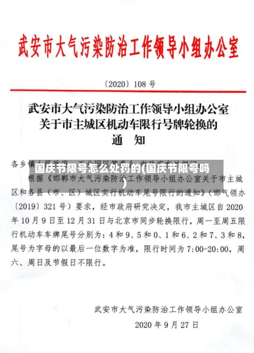 国庆节限号怎么处罚的(国庆节限号吗)-第3张图片