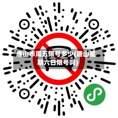 唐山市周五限号多少(唐山星期六日限号吗)
