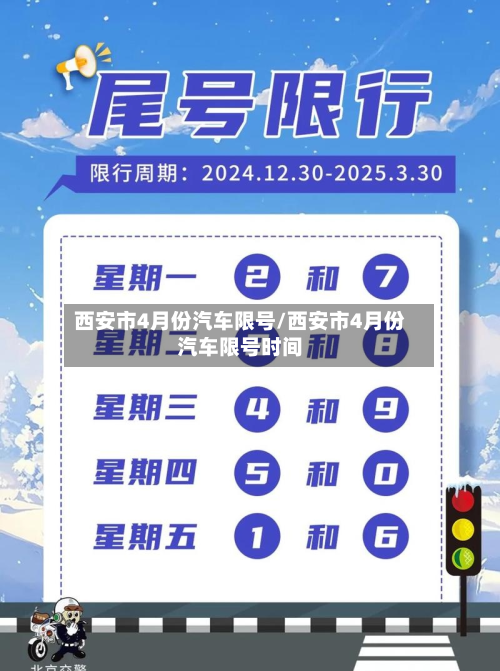 西安市4月份汽车限号/西安市4月份汽车限号时间