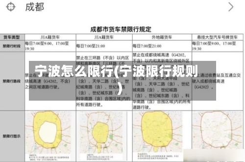 宁波怎么限行(宁波限行规则)-第2张图片