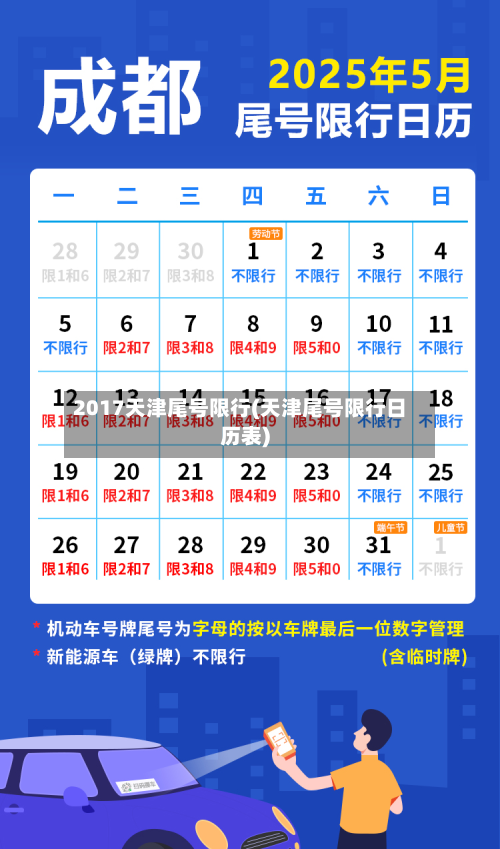 2017天津尾号限行(天津尾号限行日历表)-第2张图片
