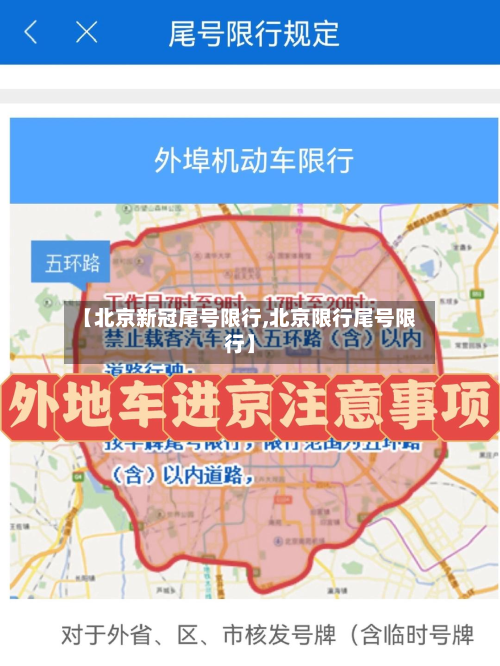 【北京新冠尾号限行,北京限行尾号限行】-第2张图片