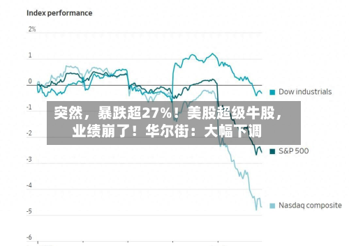 突然	，暴跌超27%！美股超级牛股，业绩崩了！华尔街：大幅下调-第2张图片