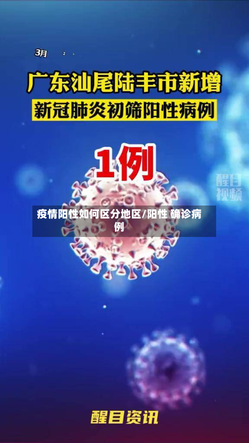 疫情阳性如何区分地区/阳性 确诊病例