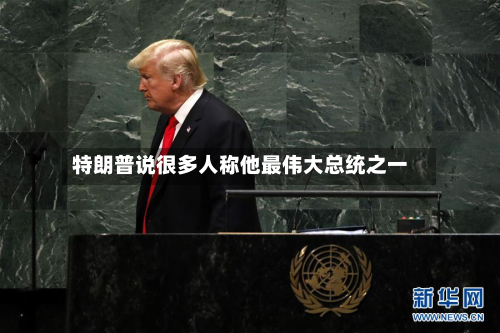 特朗普说很多人称他最伟大总统之一