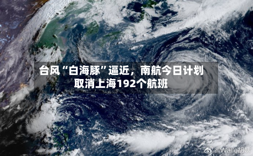 台风“白海豚”逼近，南航今日计划取消上海192个航班-第1张图片