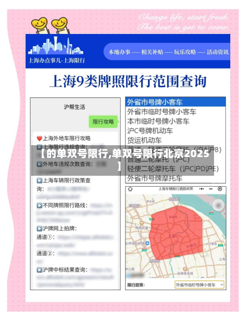 【的单双号限行,单双号限行北京2025】