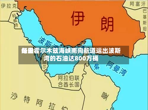 每天经由霍尔木兹海峡南向航道运出波斯湾的石油达800万桶