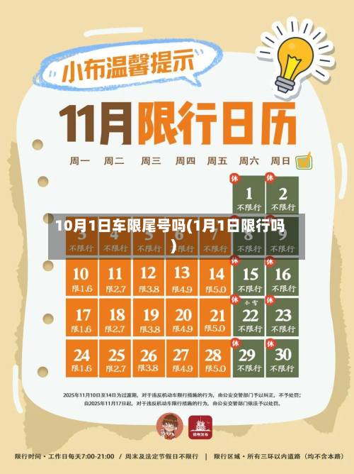10月1日车限尾号吗(1月1日限行吗)-第2张图片