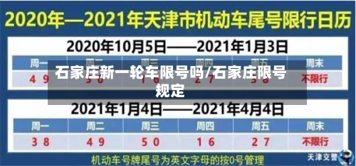 石家庄新一轮车限号吗/石家庄限号规定-第2张图片