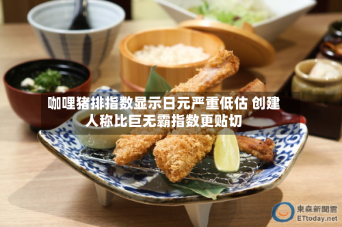 咖哩猪排指数显示日元严重低估 创建人称比巨无霸指数更贴切-第2张图片