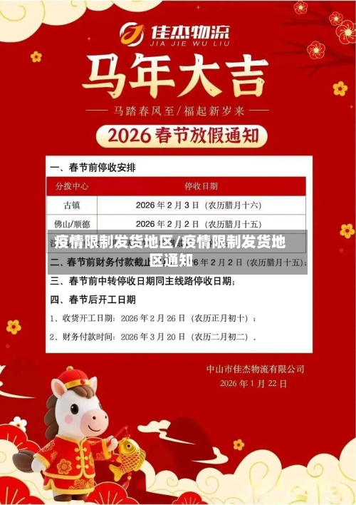 疫情限制发货地区/疫情限制发货地区通知-第3张图片