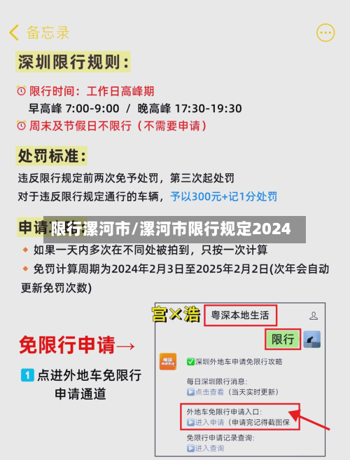 限行漯河市/漯河市限行规定2024-第3张图片