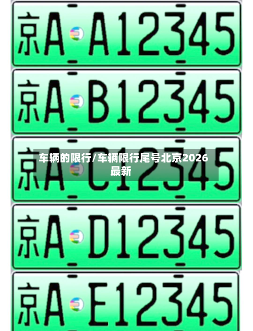 车辆的限行/车辆限行尾号北京2026最新-第2张图片