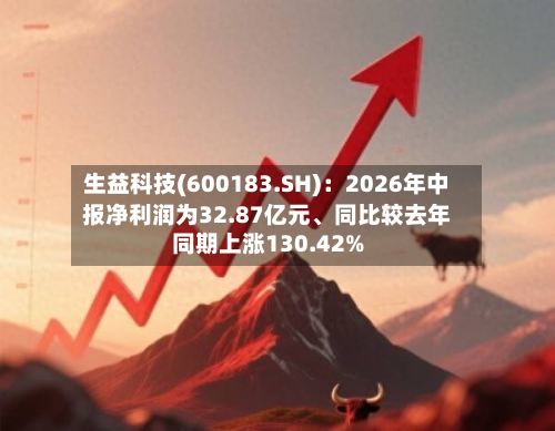 生益科技(600183.SH)：2026年中报净利润为32.87亿元	、同比较去年同期上涨130.42%-第2张图片