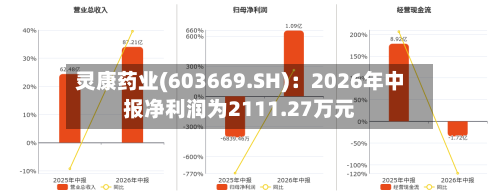 灵康药业(603669.SH)：2026年中报净利润为2111.27万元-第1张图片