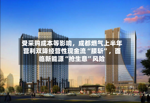 受采购成本等影响，成都燃气上半年营利双降经营性现金流“腰斩”	，面临新能源“抢生意	”风险-第3张图片