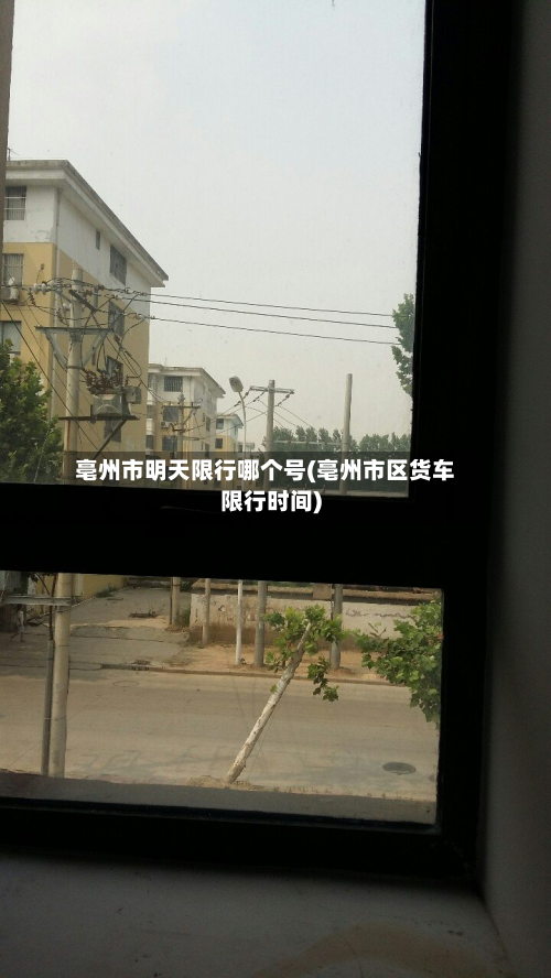 亳州市明天限行哪个号(亳州市区货车限行时间)