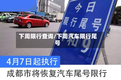 下周限行查询/下周汽车限行尾号