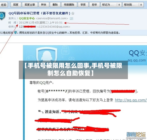 【手机号被限用怎么回事,手机号被限制怎么自助恢复】-第2张图片